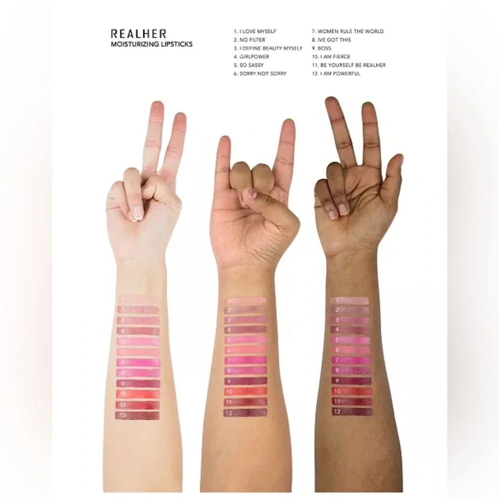 RealHer Moisturizing Lipstick - I Define Beauty Myself (Dusty Pink)